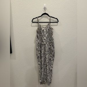 Very fun palm printed romper by Banana Republic